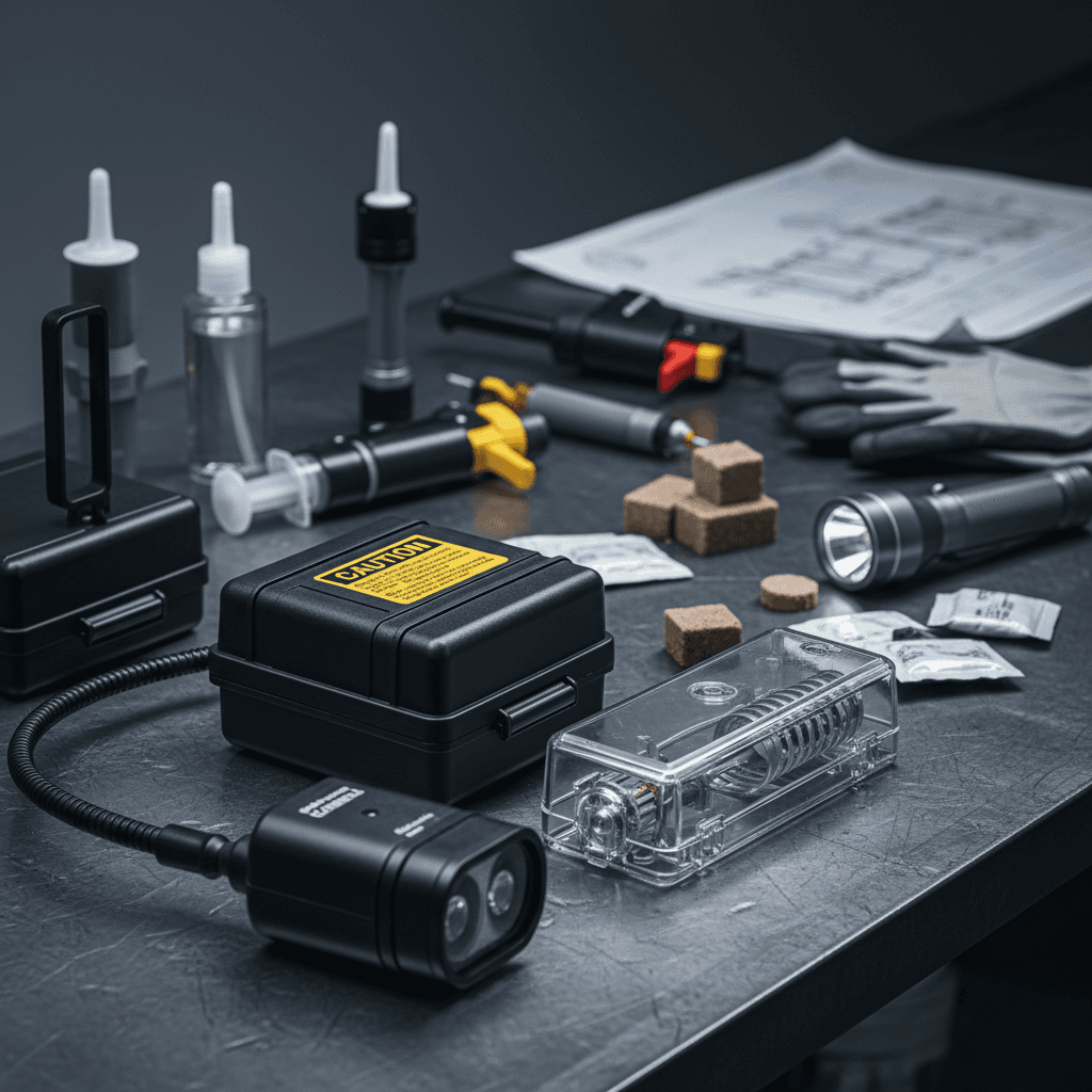 Rodent control equipment and tools